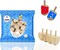 Hanukkah Wood Dreidels, Design Your Own Dreidel, DIY 1.5" Inch Unfinished Natural Wooden Chanukkah Dreidels (30-Pack)